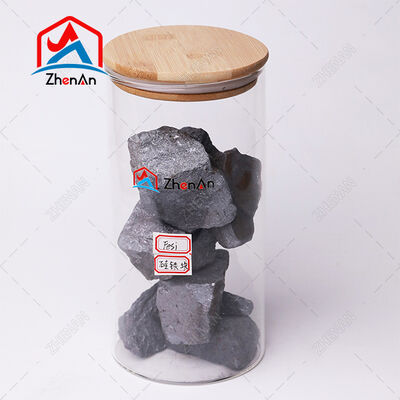 เฟอร์โรซิลิคอน 75/65 ภูมิบริสุทธิ์สูง FeSi สําหรับการผลิตเหล็ก การลดออกออกซิเดนและการผลิตสลัด