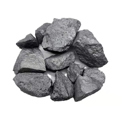 โลหะ 75% 72% 65% Ferro Silicon Alloy ก้อนสีเทา
