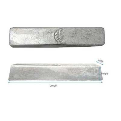 Light Silver White Pure Magnesium Ingot 99.95% สำหรับชิ้นส่วนโครงสร้างของร่างกาย