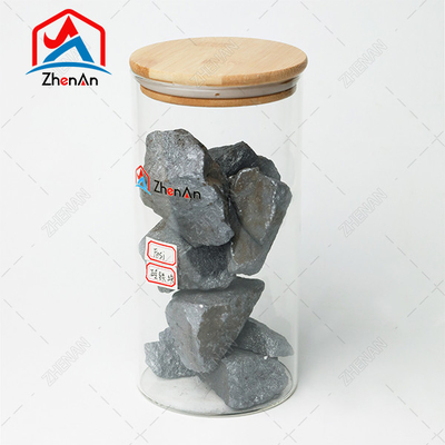 การใช้เหล็กเหล็ก FeSi Ferrosilicon Ferro Silicon 75% 72% 10-50 มม.