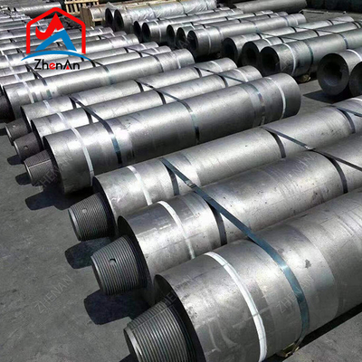ขายปลีก อิเล็กทรอนด์กราฟิต 200mm 300mm 400mm UHP อิเล็กทรอนด์กราฟิตสําหรับการผลิตเหล็ก