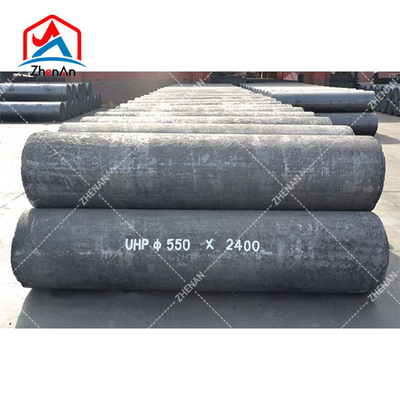 100-750mm UHP HP RP กราฟิต อิเล็กทรอนด์ความต้านทานต่อการเก่าสําหรับเตาอบ Eaf Lf