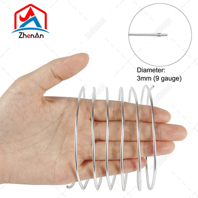 อุตสาหกรรมการก่อสร้าง อลูมิเนียมเย็บสายเหล็กกระปุก ปลายแข็งแรง