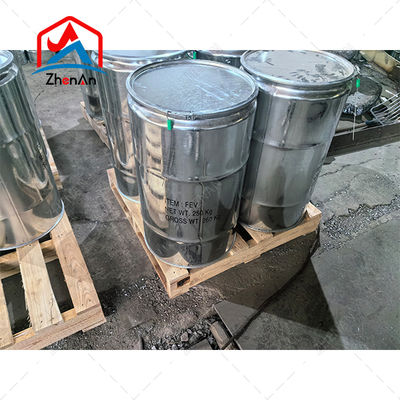 FeV60 Ferro Vanadium 60% เนื้อหาวาเนเดียม บริเก็ตสีเทามืดสําหรับการผลิตเหล็กรถไฟ