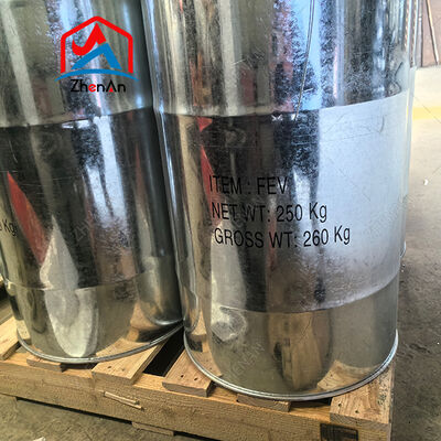 Ferro vanadium FeV80 เนื้อหา vanadium สูง ค้อนเงินสีเทาสําหรับสแตนเลสและกระชับ