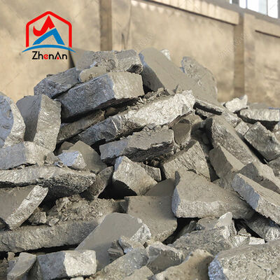 สารสกัด FeSi 65/75 สีเหล็กซิลิคอนประเภทอุตสาหกรรมที่มีแกรนูลขนาด 10-100 มิลลิเมตร สําหรับการผลิตเหล็กและการประกอบทองเหลือง