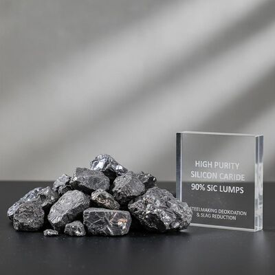 ความบริสุทธิ์สูง 90% SiC ซิลิคอนคาร์ไบด ค้อนสําหรับการลดออกซิเดนและการลดสลักในการผลิตเหล็ก