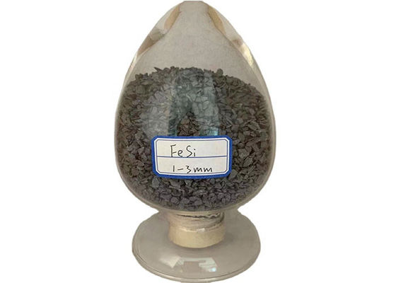 Deoxidizer อลูมิเนียมต่ำ Fe si โลหะผสม เฟอร์โรซิลิคอน เม็ดs